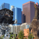 Illustration for article titled TV Fans Rejoice! The Cast Of Friends Reunited To Form A Giant Mech Suit To Battle A Colossal Lizard Attacking L.A.
